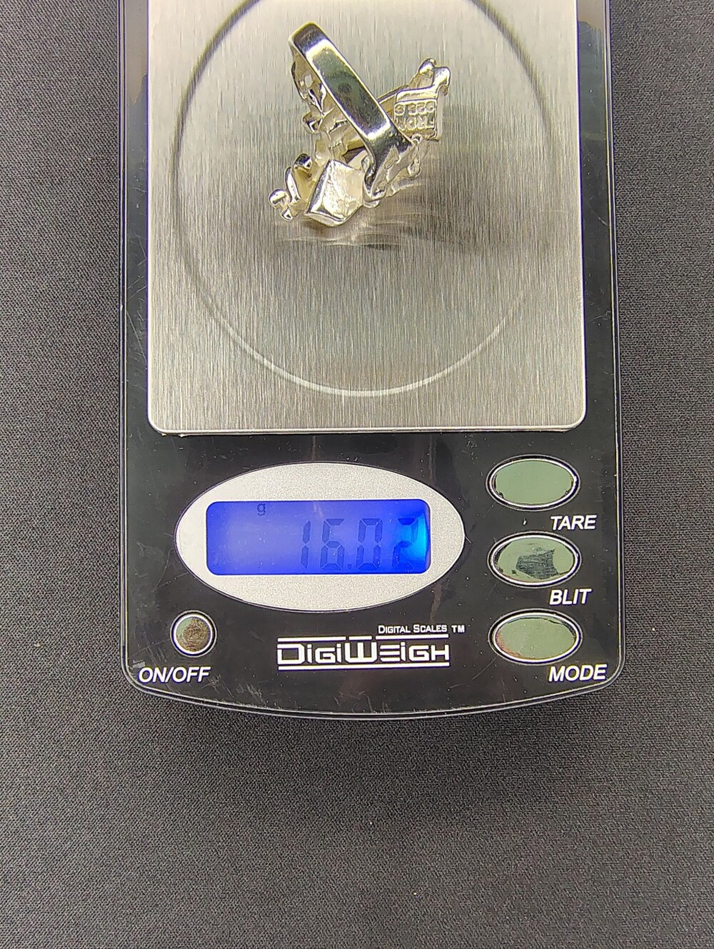 RARE Vintage N.E. From Danish Modernist Sterling Ring – 16g - Picture 16 of 16